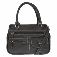 Große Damen Tasche Schultertasche Umhängetasche Henkeltasche Leder Optik Bag