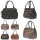 Große Damen Tasche Schultertasche Umhängetasche Henkeltasche Leder Optik Bag