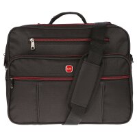 Flugbegleiter Arbeitstasche Messenger Tasche im Querformat